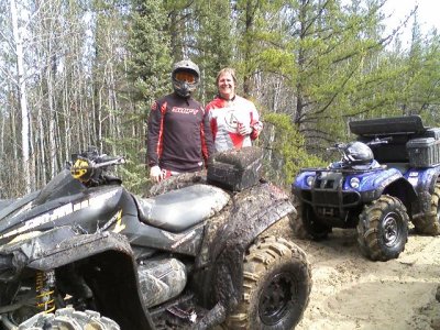 April 18 Vega ride, father & son from Snow & Mud.jpg